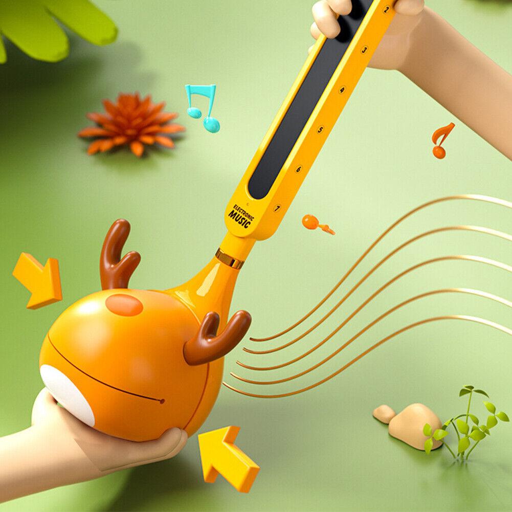 Іграшка-синтезатор Otamatone з дизайном лося Жовтий (661) - фото 7