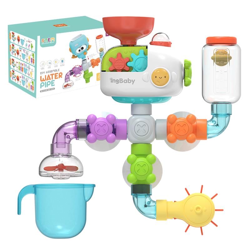Игрушка детская для ванны Батискаф Водный фонтан Babyhood YB1728 20 частей (29415469)