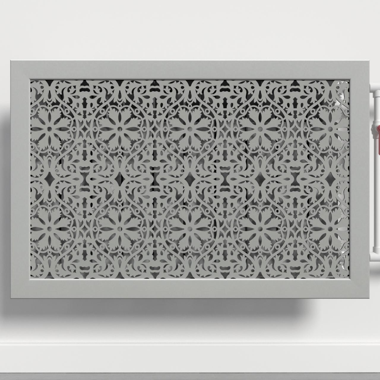 Решетка-экран на батарею SMARTWOOD 600 мм Серый Бетон (R20032109)