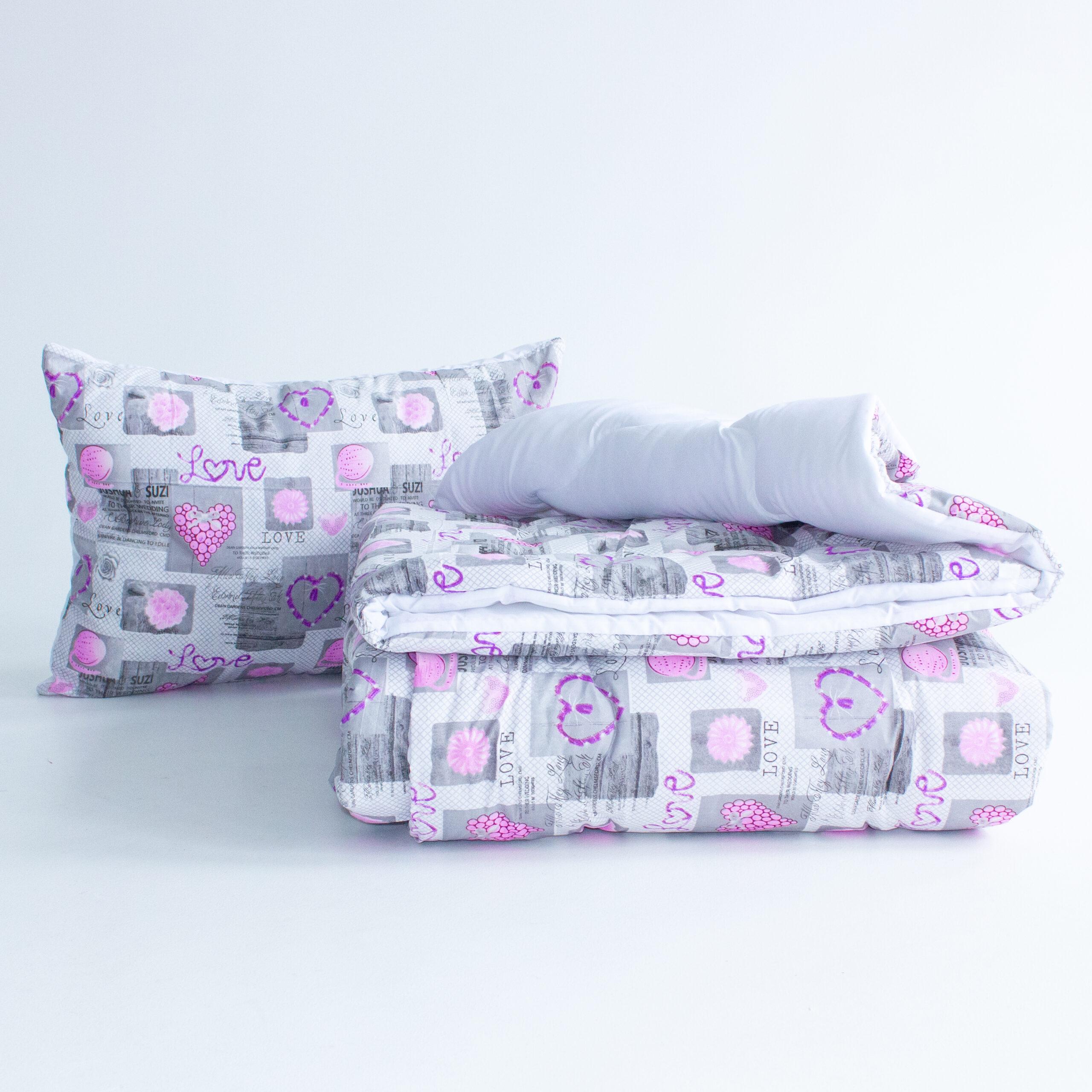 Набір антиалергенний MirSon №5602 Print Line Dancer з евкаліптовим волокном зимовий Ковдра 155х215 см/подушка середня 50х70 см (2200006117452)