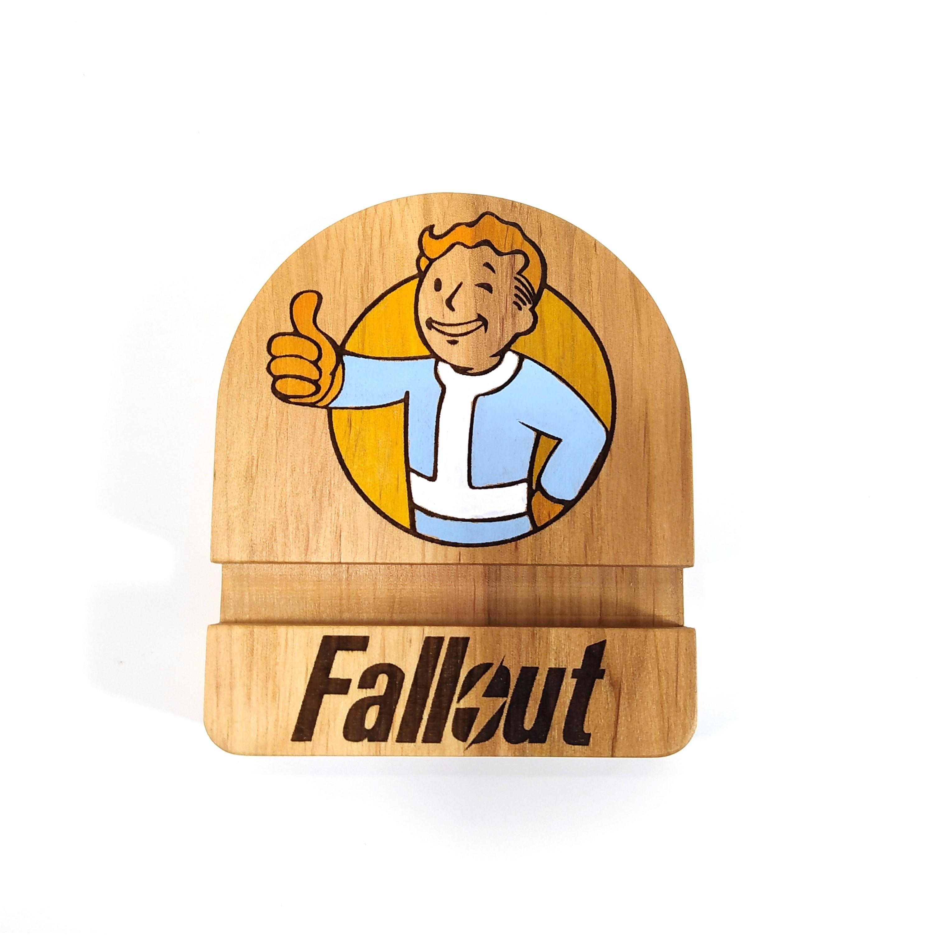 Тримач під смартфон Майстерня містера Томаса FALLOUT VAULT BOY 10х12х2 см