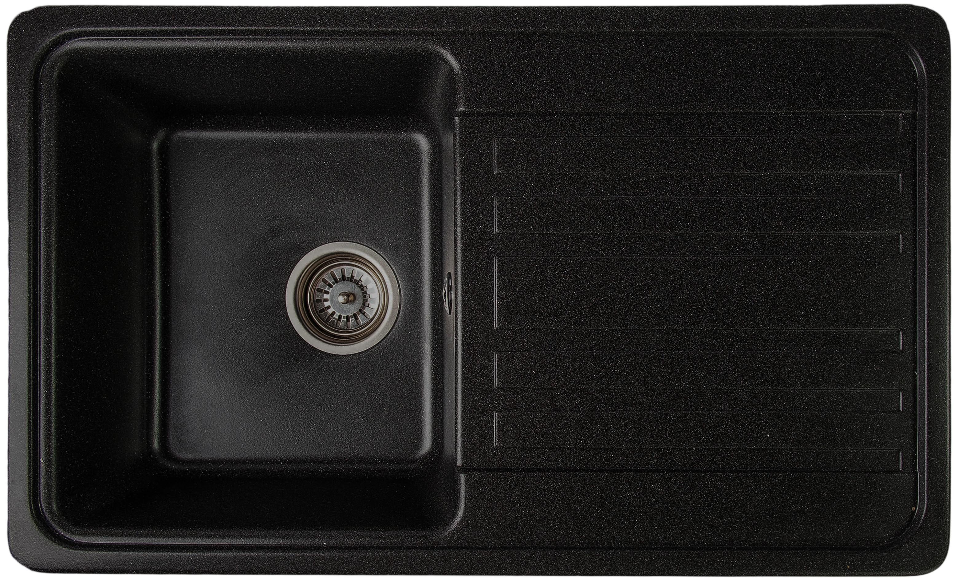 Мойка кухонная Valetti 17N 760х460 мм Черный