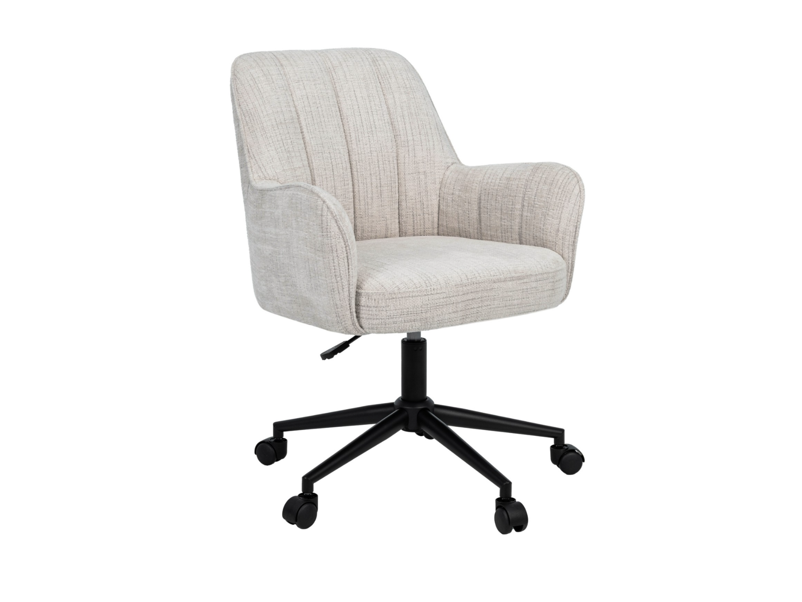 Кресло офисное O-10 Vetro Кремовый штиль/Черный (30585984)