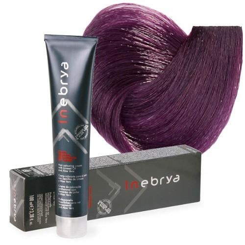 Крем-краска для волос Inebrya Color 5/22 Светло-каштановый насыщенный фиолетовый 100 мл