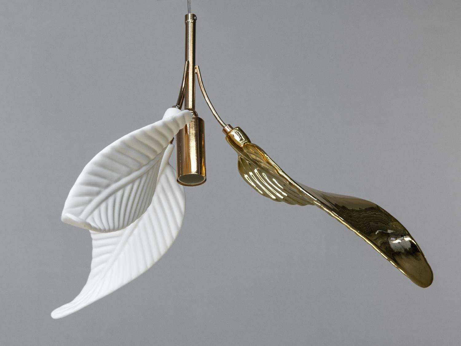 Люстра подвесная из керамики Diasha 7209-1P GD Золотой