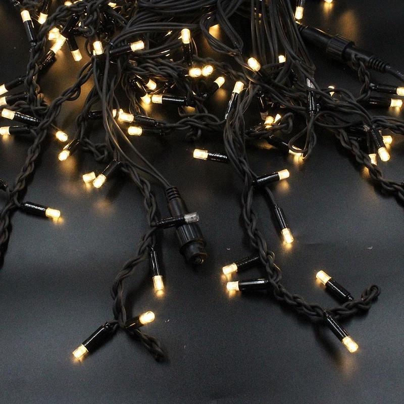 Гирлянда-бахрома Xmas 200L Line Short curtain 10х1,5м Белый теплый (553769)