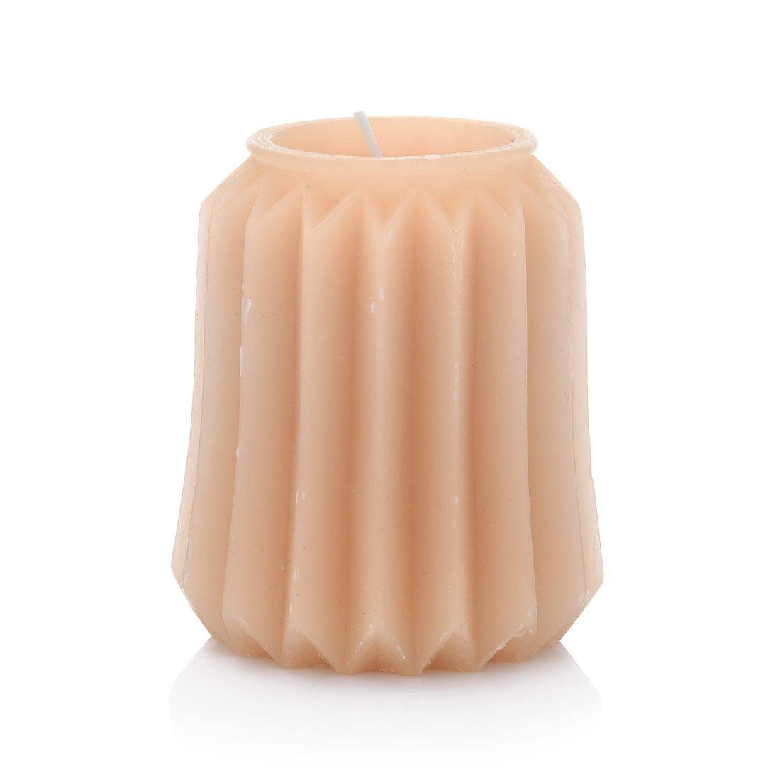 Свеча DUKA MODERNIST 9x10,5 см Бежевый (1219326)