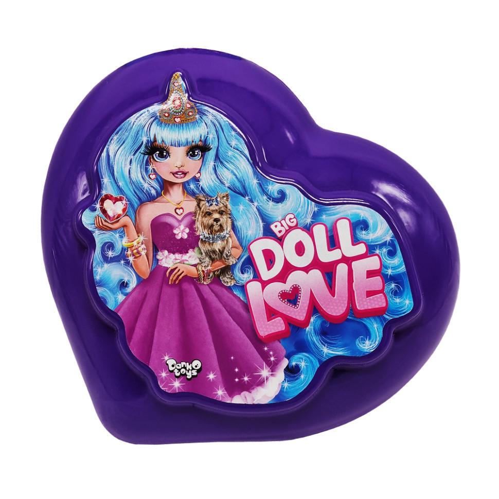Набор творческого творчества Danko Toys Big Doll Love от 3 лет 9,5х20х17,5 см Фиолетовый (PZ-340-P-228)