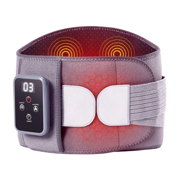 Електромасажер-бандаж для попереку з живленням від акумулятора 2000 мАг (10204)