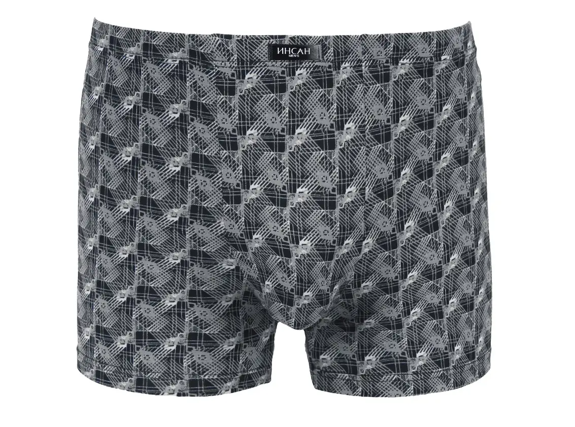 Чоловічі боксери Батал стрейчові Indena Insung 5XL 2 шт. Сірий (INS-18620)