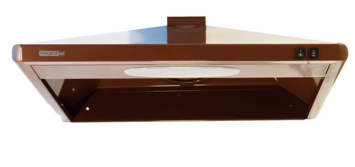 Вытяжка кухонная ProfitM Фортуна Стандарт 50 см 200 м3 Коричневый
