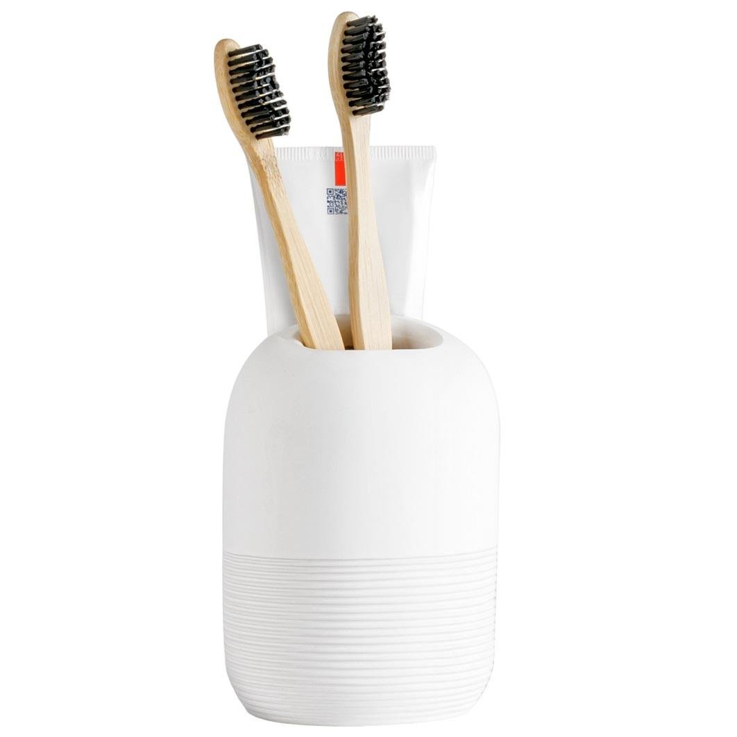 Стакан для зубних щіток настільний MVM Boston BA-03 Білий (211958)