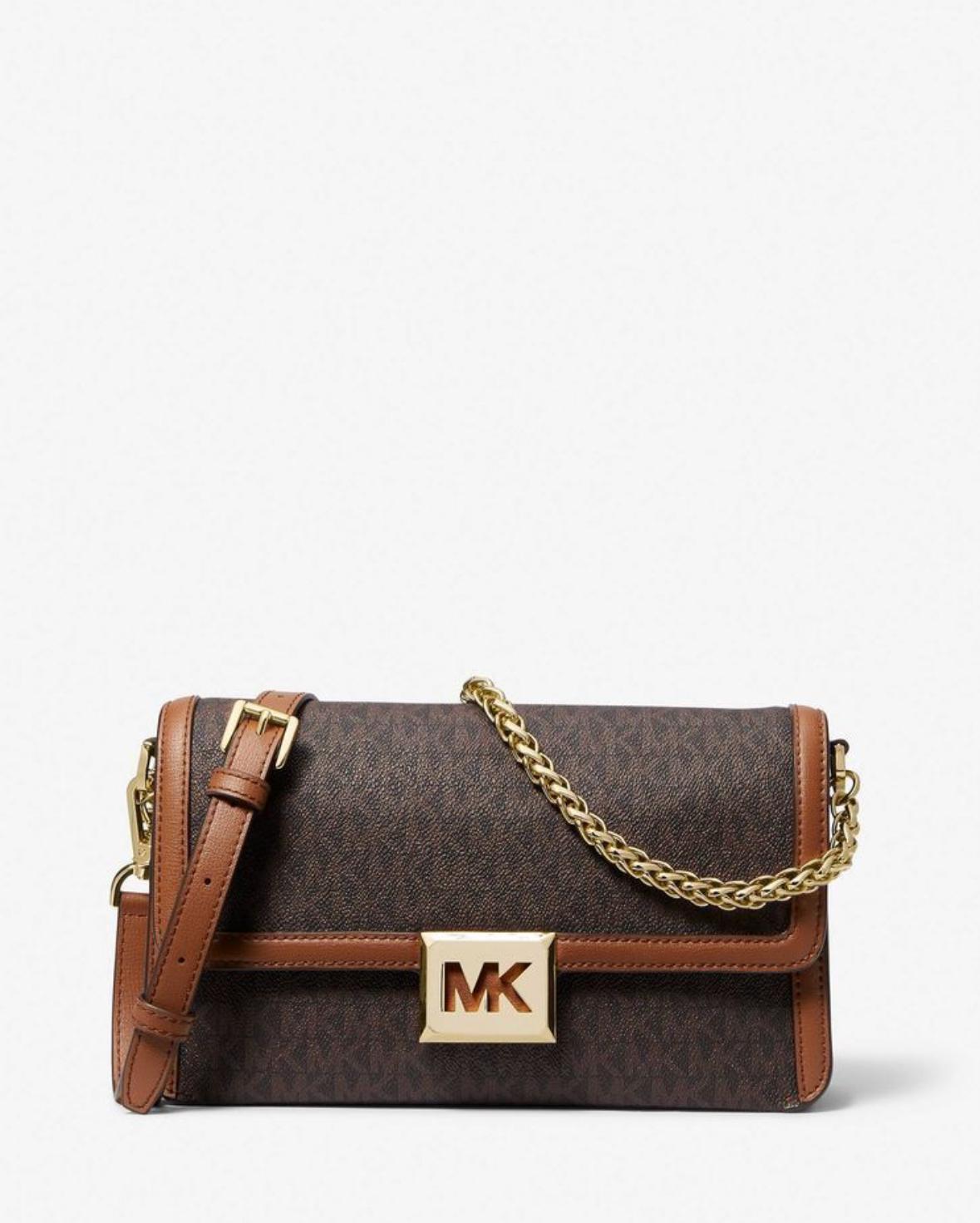 Сумка Michael Kors Sonia Medium Logo and Faux Leather Convertible Shoulder Bag 35F1G6SL3B (6223498)