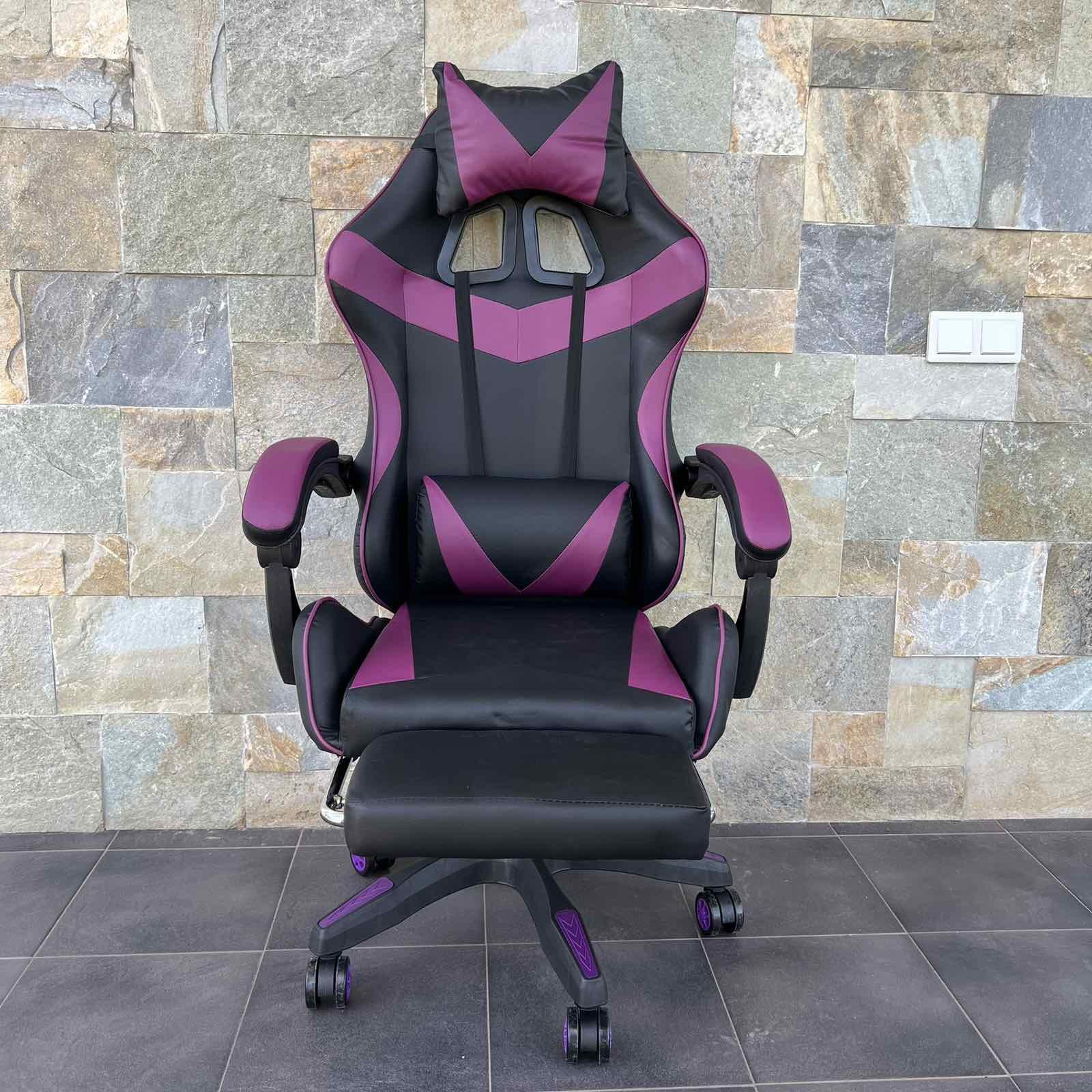 Кресло геймерское Prestige 730 Черно-фиолетовый - фото 7 Кресло геймерское Prestige 730 Черно-фиолетовый - фото 7