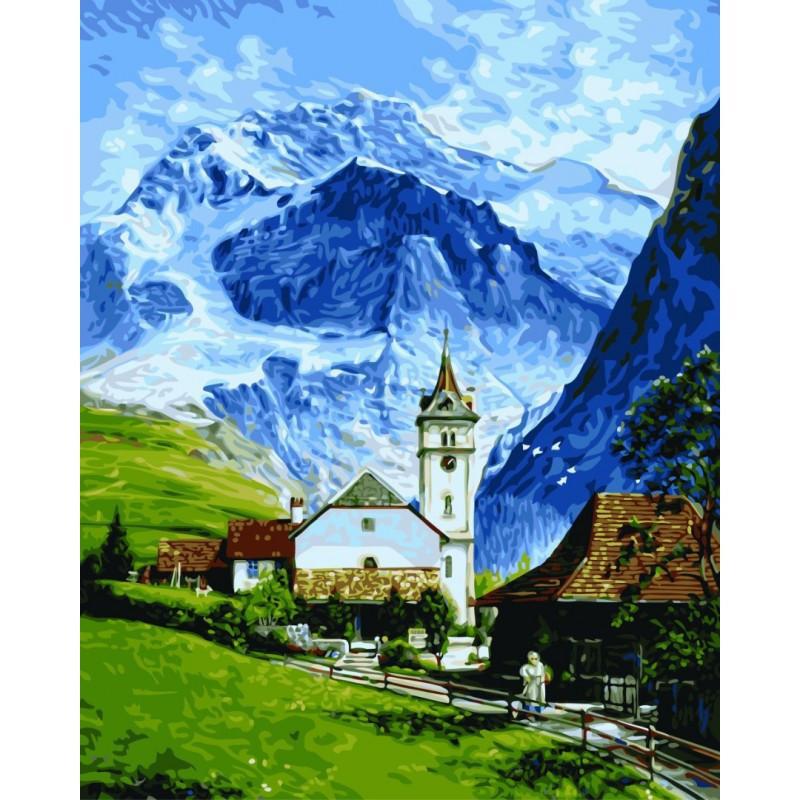 Картина по номерам Brushme "Гриндельвальд" 40х50 см (BRM9861) Картина по номерам Brushme "Гриндельвальд" 40х50 см (BRM9861)