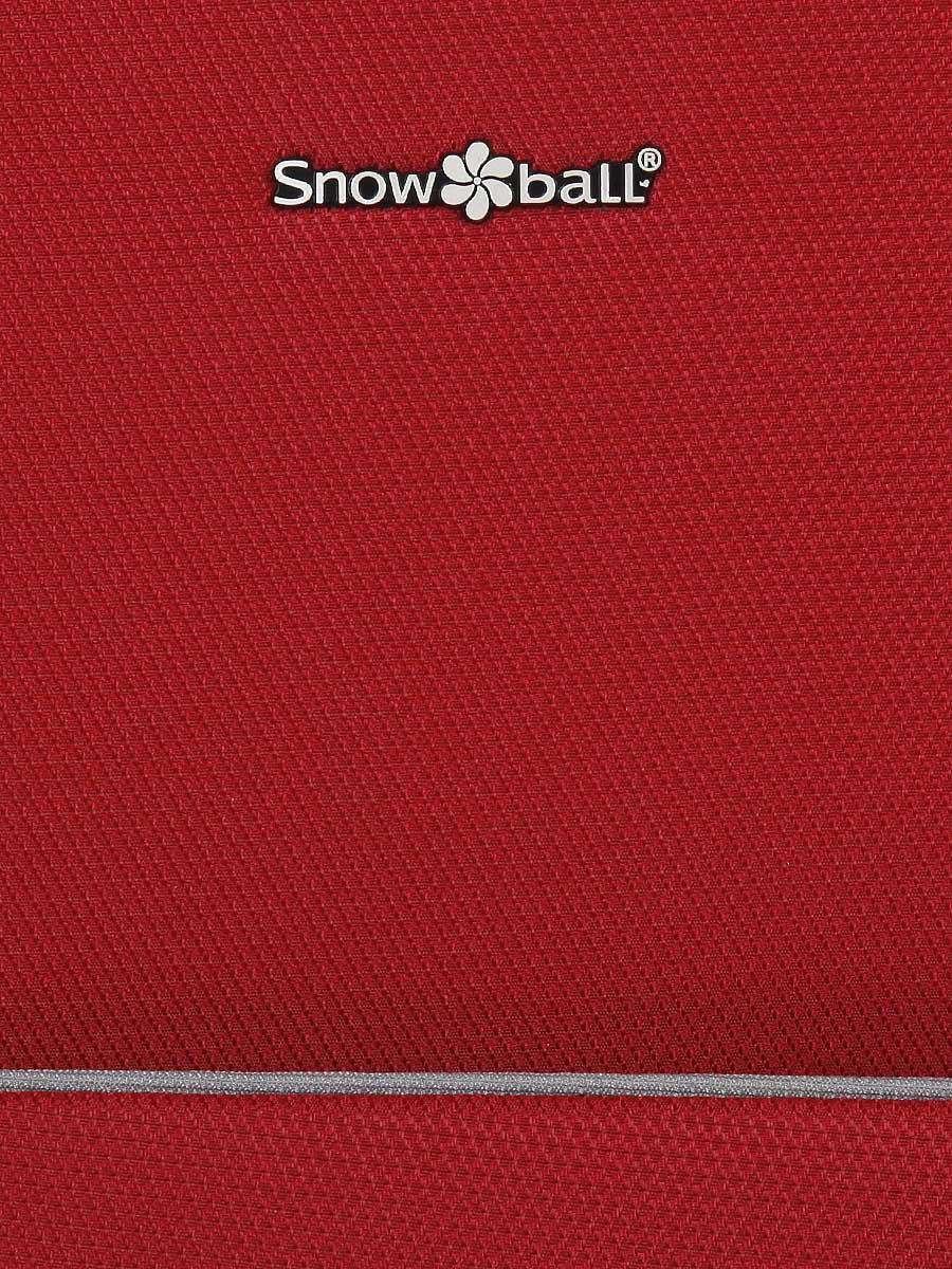 Валіза Snowball 22204 тканинна L 99/18 л 80х46х28 см Червоний - фото 15