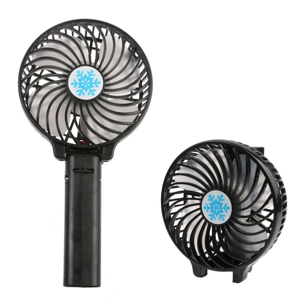 Вентилятор портативний Handy Mini Fan 18650 Чорний (200711) - фото 4