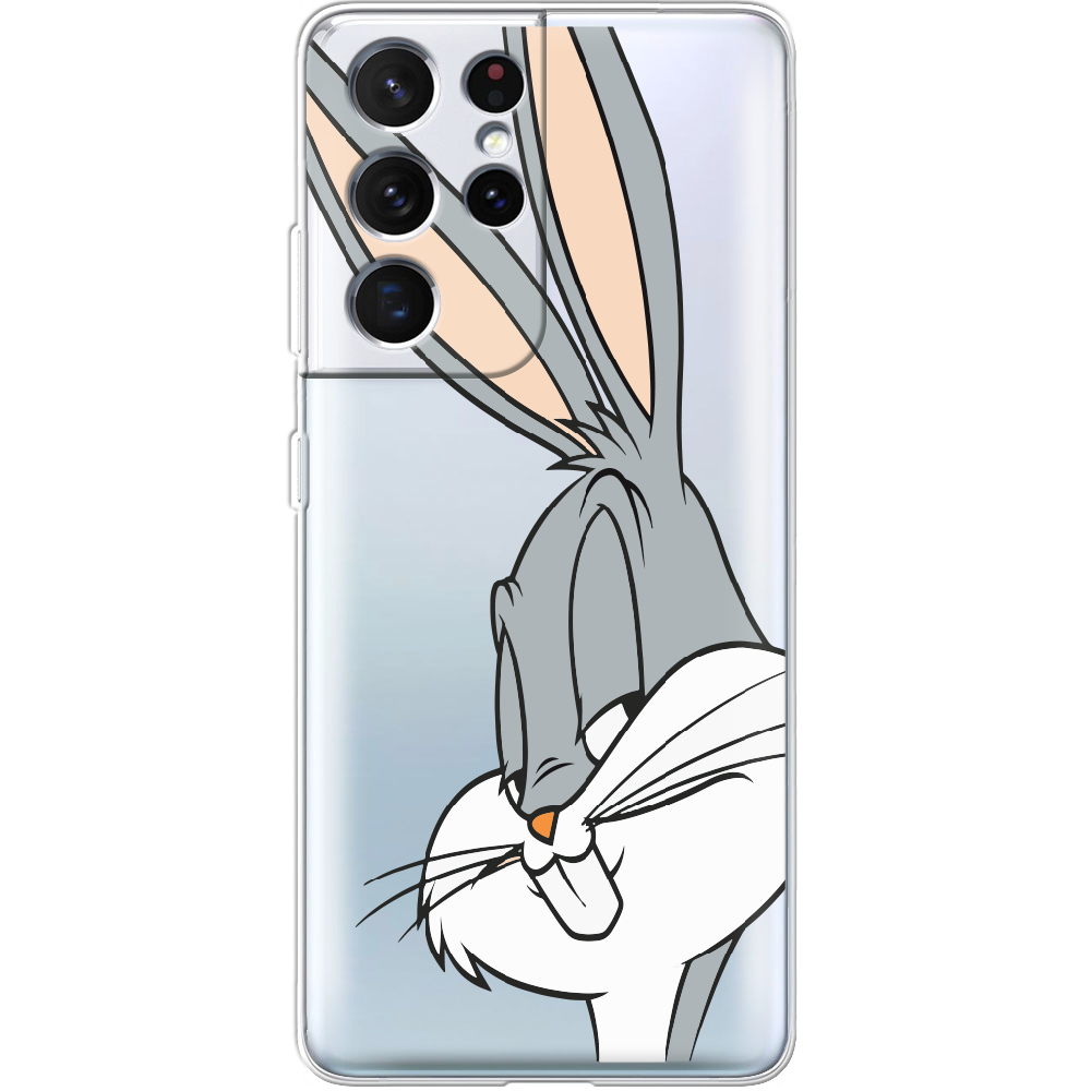 Чехол BoxFace Samsung G998 Galaxy S21 Ultra Lucky Rabbit Прозрачный силикон (41719-bk81-41719)