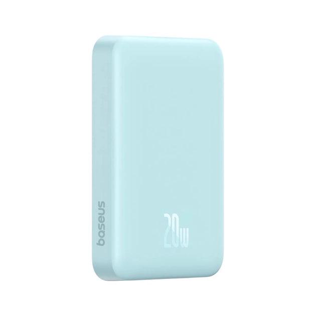 Повербанк Baseus Magnetic Mini Air 10000 mAh 20 W 2в1 QC3.0+PD3.0 с беспроводной зарядкой Qi 15 W Blue (P10059001313-00) - фото 7