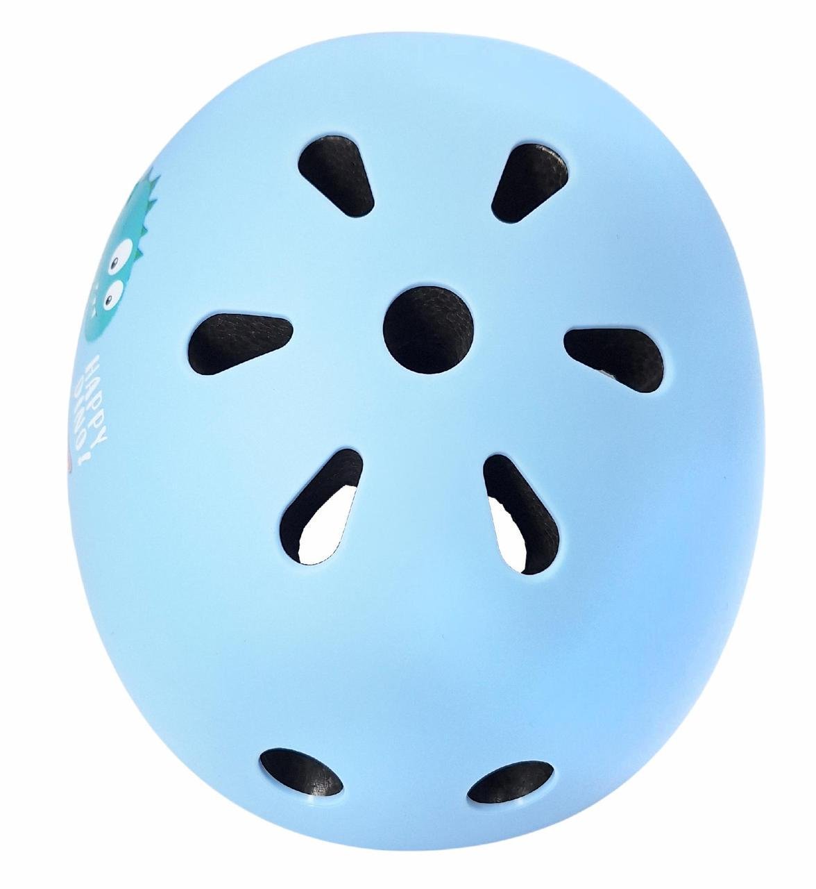 Комплект дитячий шолом та захист Yongkang GB24429-2009 S Динозавр р. 5-9 Блакитний (G0001137) - фото 6 Комплект дитячий шолом та захист Yongkang GB24429-2009 S Динозавр р. 5-9 Блакитний (G0001137) - фото 6