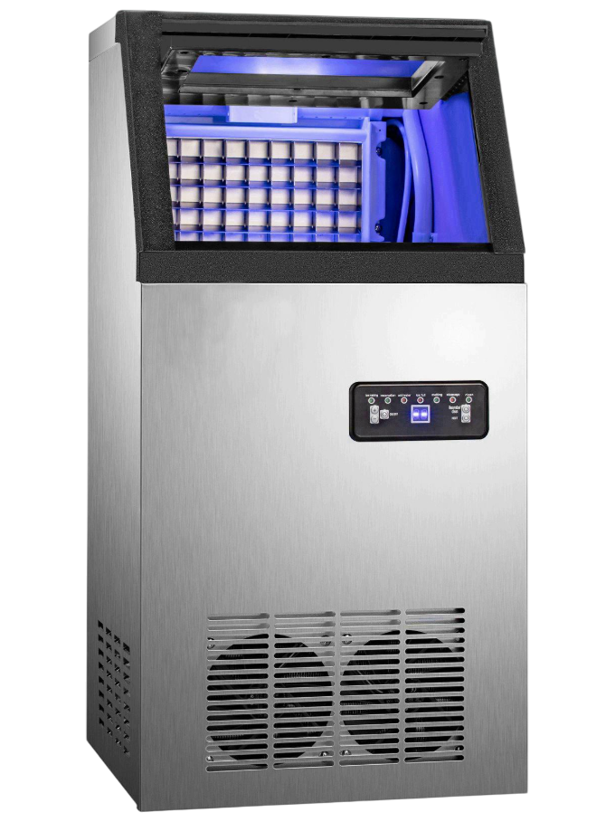 Льодогенератор автоматичний Vevor нержавіюча сталь 45 кг/24 год (63894069) Льодогенератор автоматичний Vevor нержавіюча сталь 45 кг/24 год (63894069)