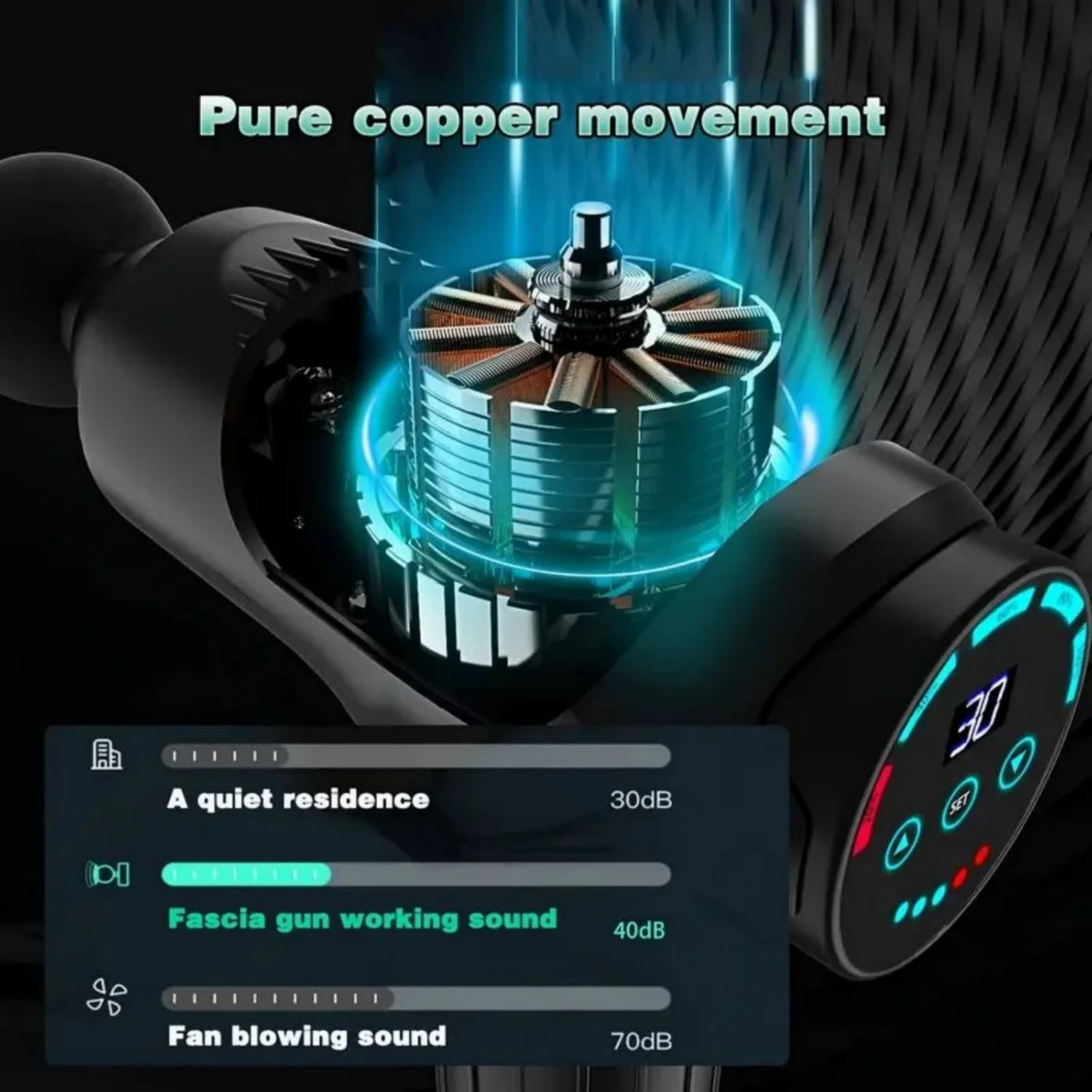 Массажер перкуссионный ударный для тела (2327926193) - фото 7 Массажер перкуссионный ударный для тела (2327926193) - фото 7