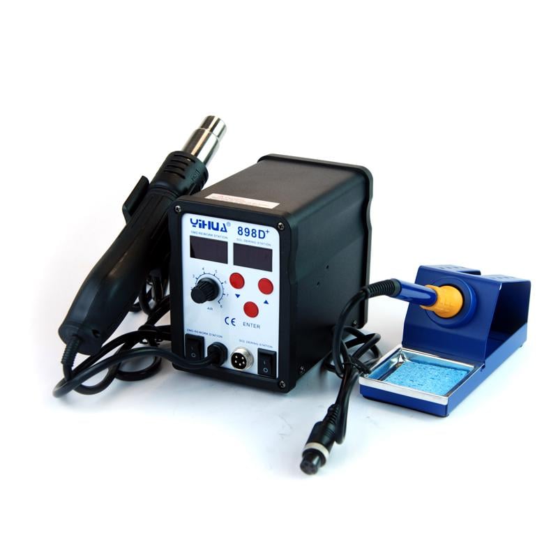 Паяльная станция YIHUA 898D+ термовоздушная