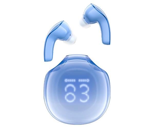 Наушники Bluetooth ACEFAST T9 Crystal Air 480 mAh IPX4 Blue
