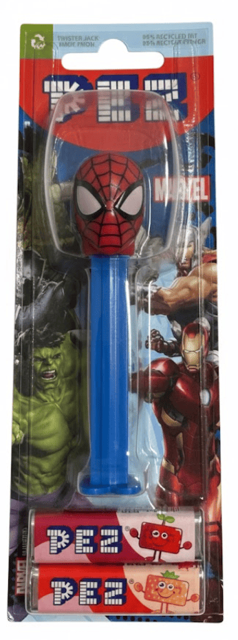 Диспенсер с конфетами Pez Marvel Collection Человек паук 17 г (2585044399)