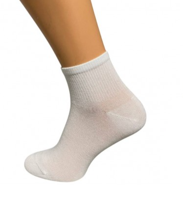 Носки мужские однотонные Roff Silver демисезонные бамбуковые р. 41-44 Белый (80000-10202)