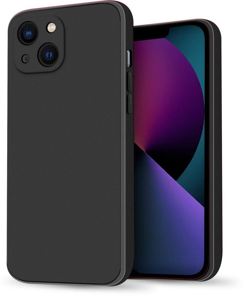 Силиконовый чехол HardCorner iPhone 13 (с микрофиброй) Black (35393-2B)