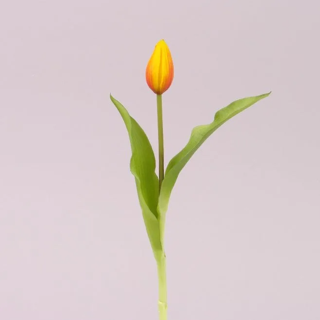 Цветок Тюльпан из латекса Flora Желто-оранжевый (72842)