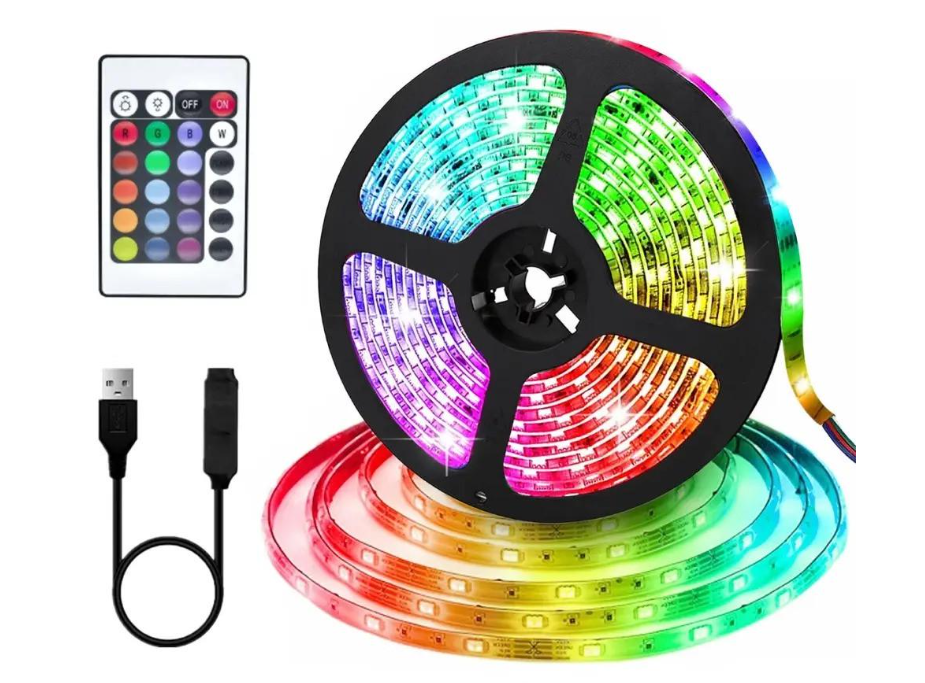 Світлодіодна стрічка 5050 RGB USB 5 м (2134436718)