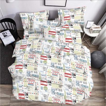 Постельное белье Zastelli London бязь двуспальный 175х210 см (20395) Постельное белье Zastelli London бязь двуспальный 175х210 см (20395)