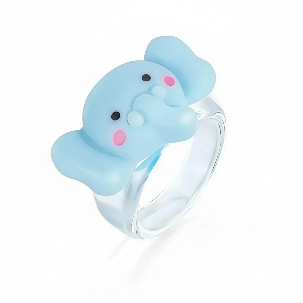 Кольцо акриловое Слоник (2540096595)