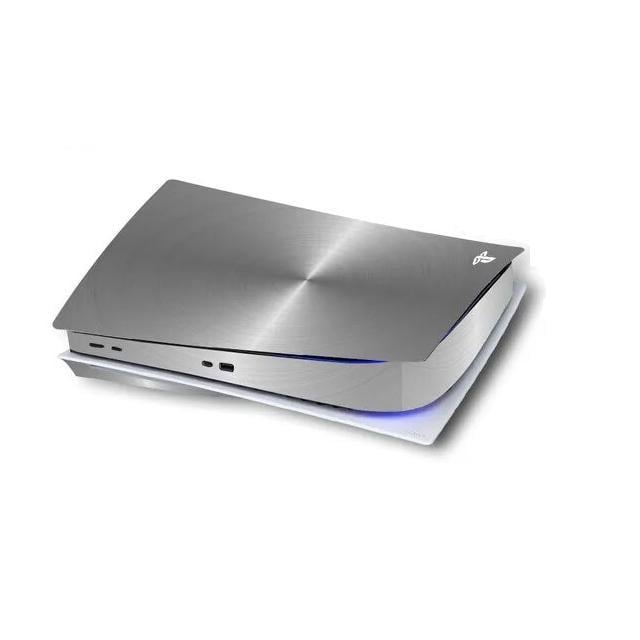 Виниловая наклейка для Sony PlayStation PS5 Silver