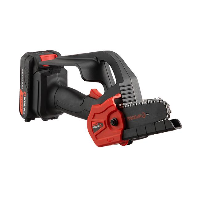 Пилка ланцюгова акумуляторна 20 В шина 10 см 4 м/с, літій-іон 2.0 Ач ЗП 2А - фото 4 Пилка ланцюгова акумуляторна 20 В шина 10 см 4 м/с, літій-іон 2.0 Ач ЗП 2А - фото 4