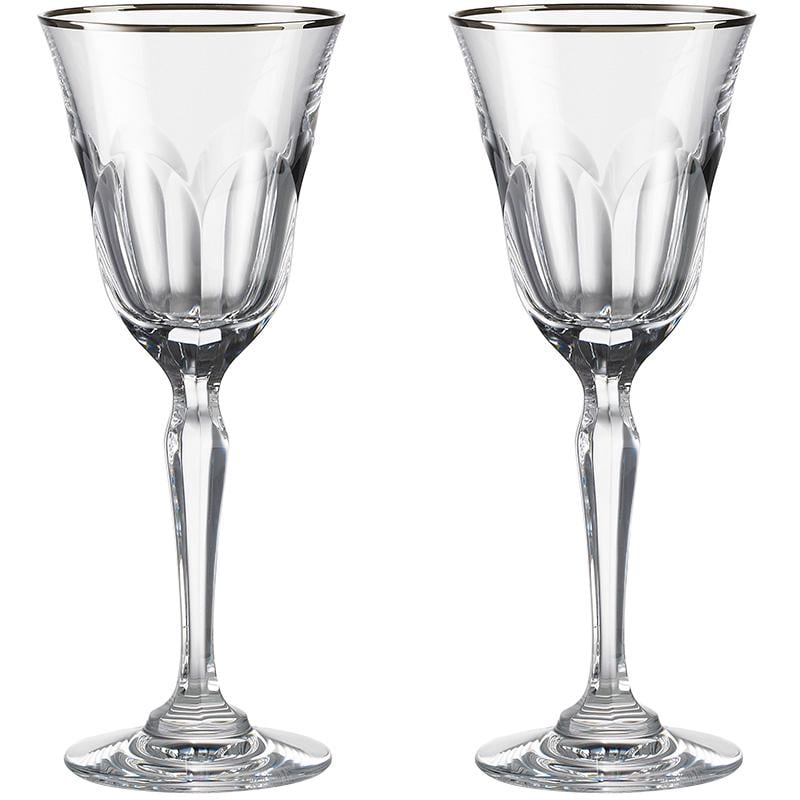 Набор бокалов для красного вина Rogaska Aulide Platino 2 шт. 220 мл (15333)