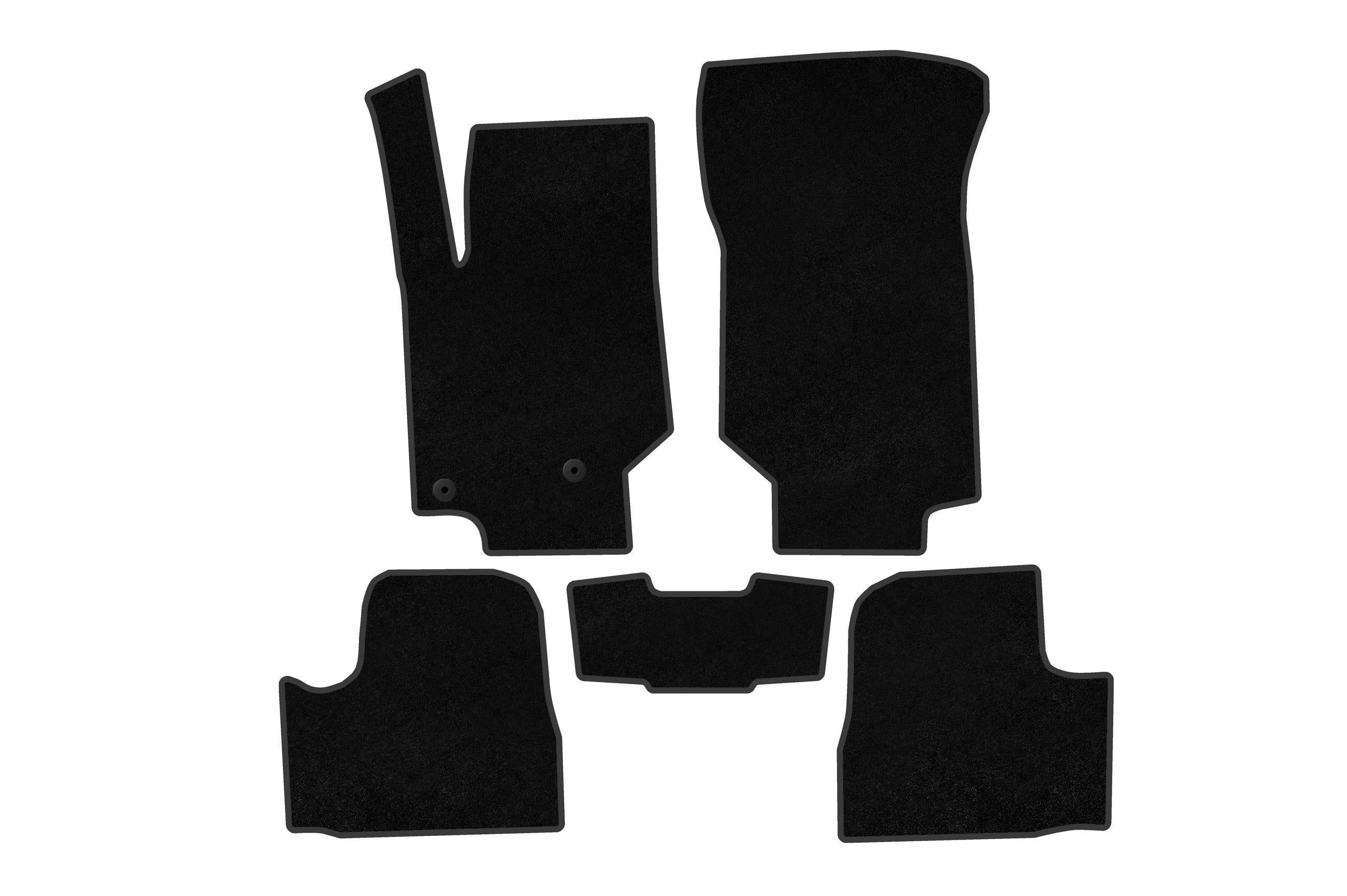 Коврики автомобильные Digital Designs Deluxe для Peugeot 208 2019- гг. ткань Черный (185116)