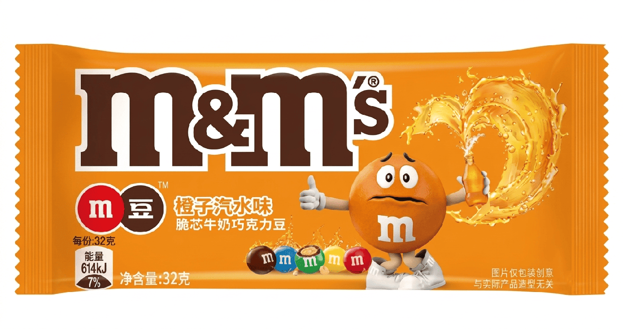 Драже M&M's Orange Soda Flavor 32 г (3135032059)