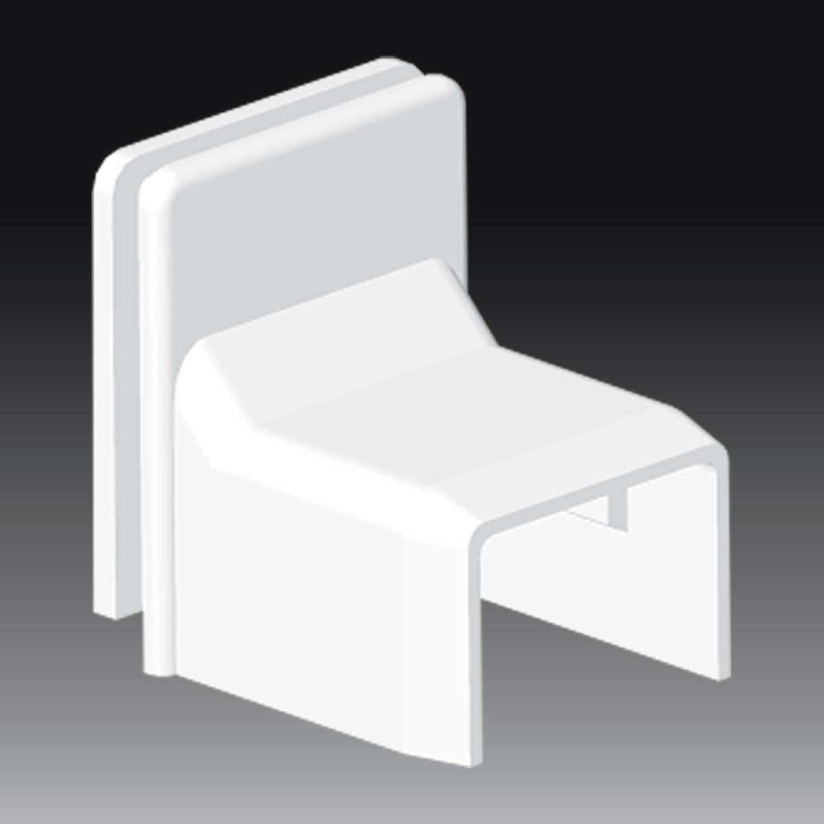 Переходник KOPOS на коробку LK 18x13 мм ПВХ Белый (8739_HB)