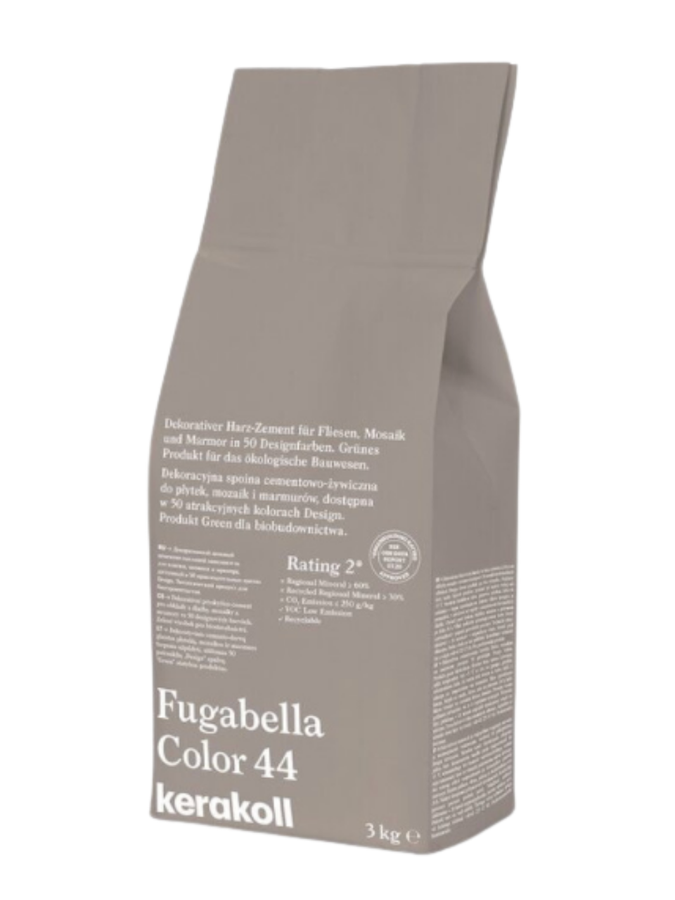 Фуга для швів Kerakoll Fugabella Color-44 3 кг Коричневий (KFG44)