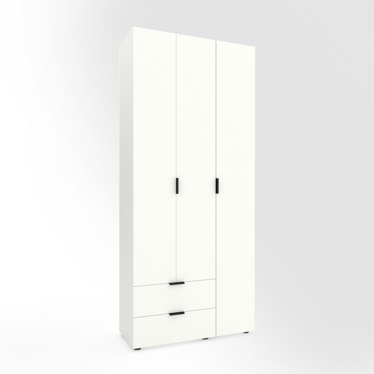 Шкаф Metkas Home A013L ЛДСП 1000x420x2300 мм Белый Снег - фото 2