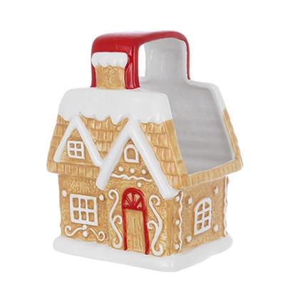 Конфетница керамическая Пряничный домик 16 см (33611) Конфетница керамическая Пряничный домик 16 см (33611)