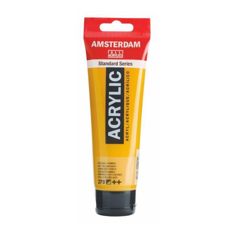 Акриловая краска Amsterdam Royal Talens 120 мл 270 AZO Желтый темный (Az1-8712079158187)