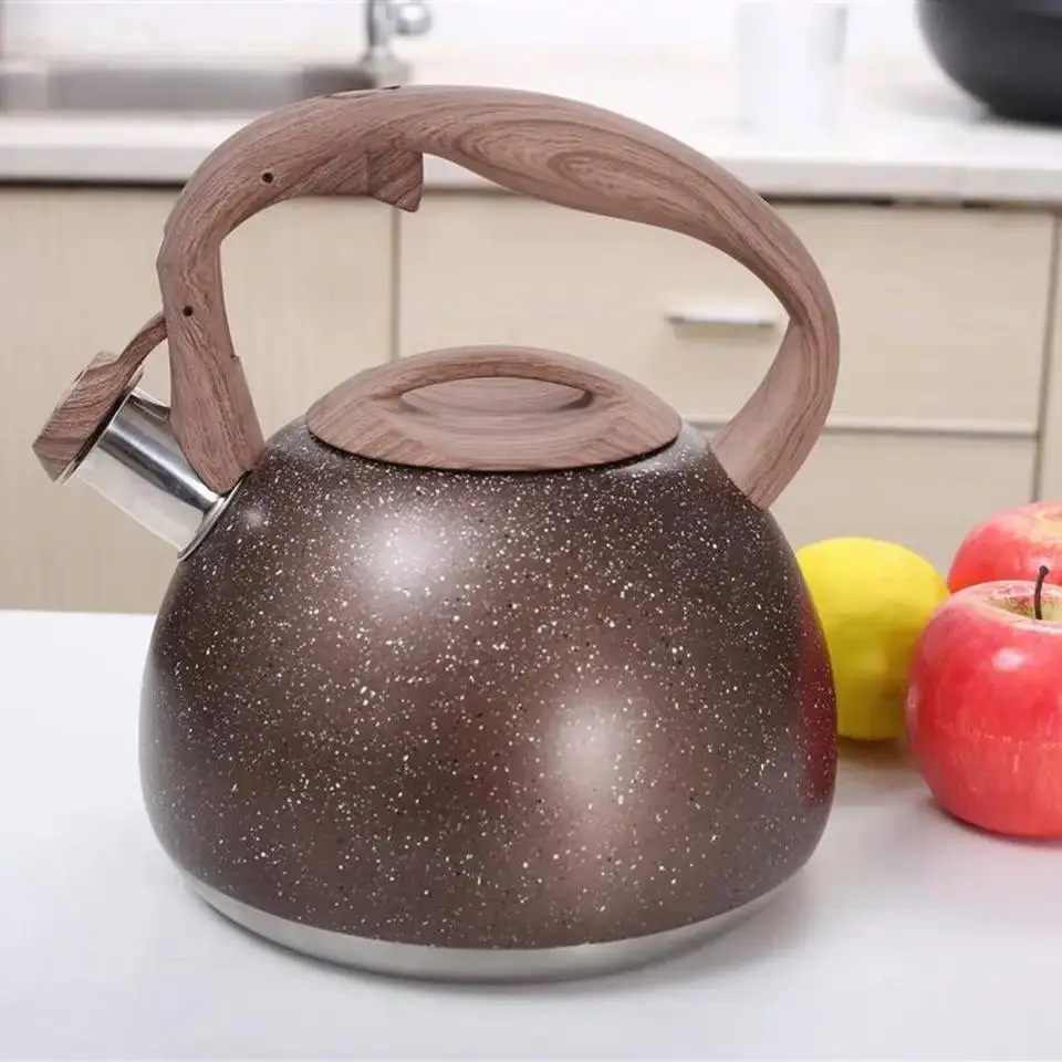 Чайник со свистком Empire EM-7701 3 л Коричневый (8-6-4809059)