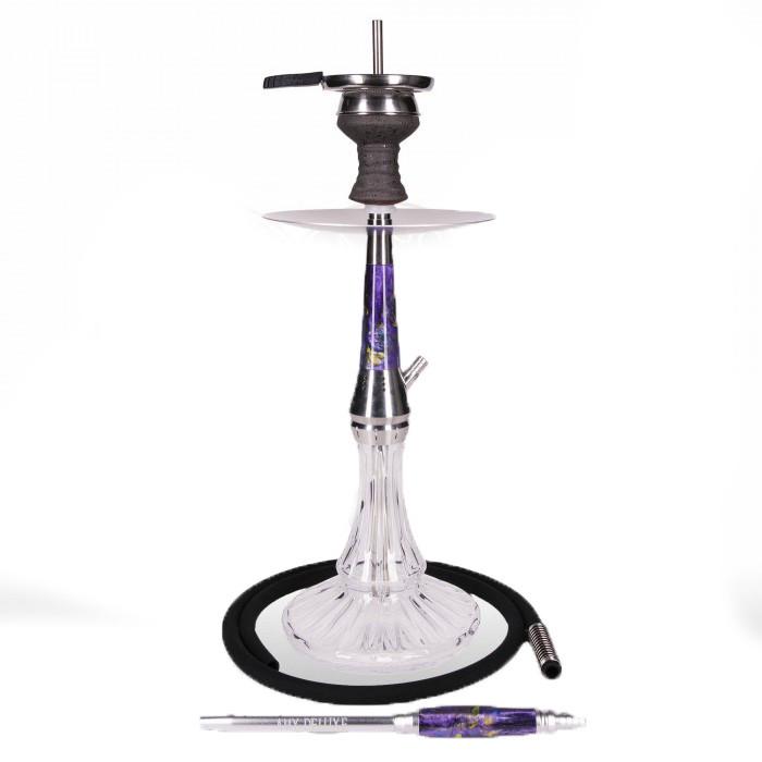 Кальян AMY Deluxe 1200 Galactic steel S Фиолетовый (1566456023)