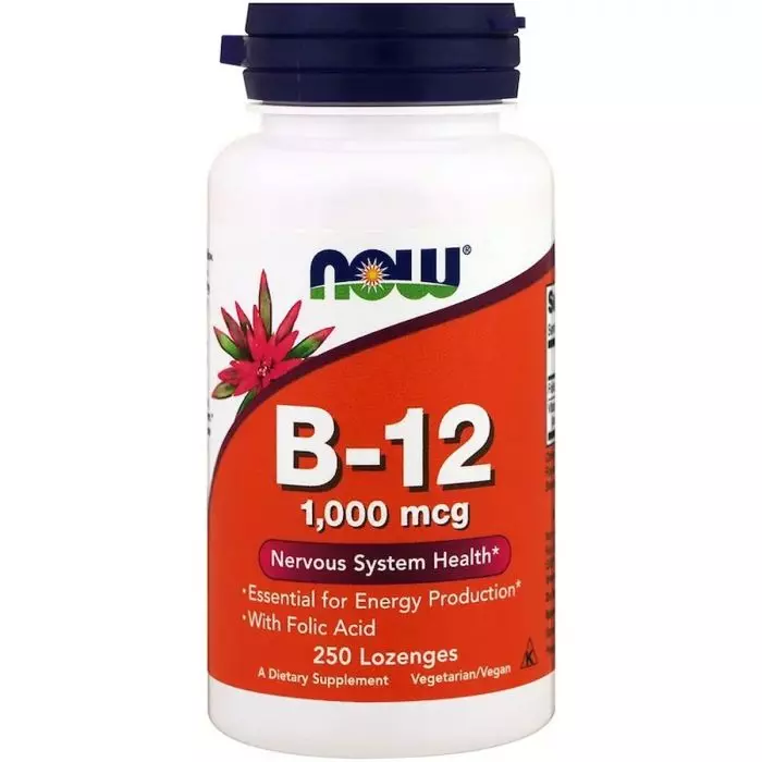 Витамин B-12 Now Foods 1000 мкг 250 леденцов (NF0468)