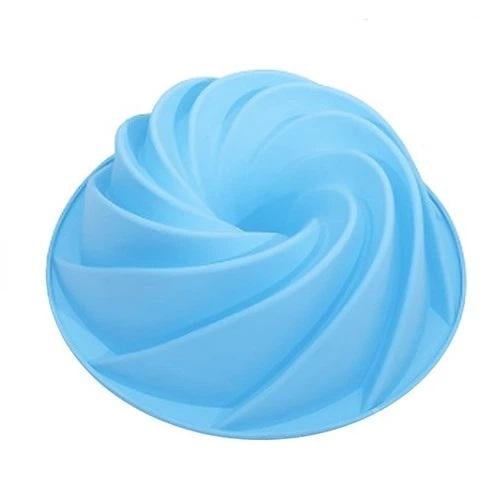 Форма силіконова для кексу та желе Пудинг Ø 24х10 см Blue