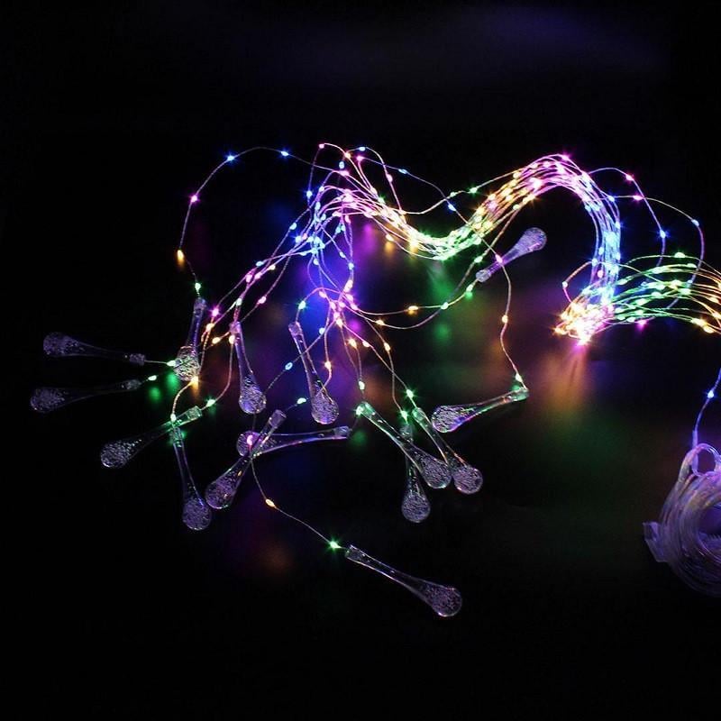 Гірлянда світлодіодна новорічна Крапля Роси 300 LED 3x1 м Різнокольоровий (15ce48ce)